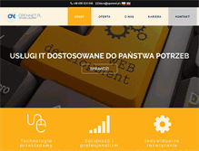 Tablet Screenshot of opennet.pl