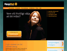 Tablet Screenshot of opennet.se